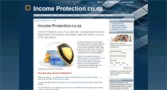 Desktop Screenshot of income-protection.co.nz